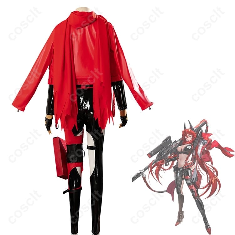 勝利の女神:NIKKE レッドフード コスプレ衣装 高再現で撮影映え、快適な着用感 - 3枚目の画像