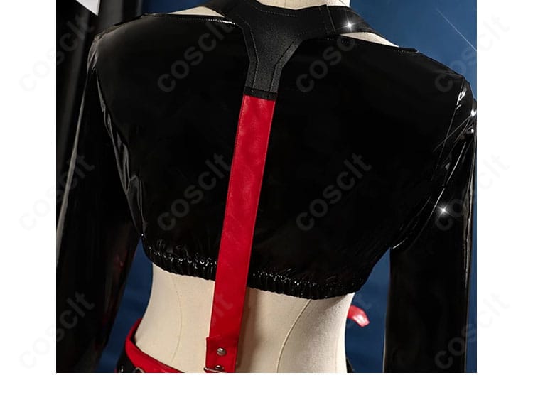 レッドフード衣装のインナー背面ディテール。背面の切り替えとラインを丁寧に再現。