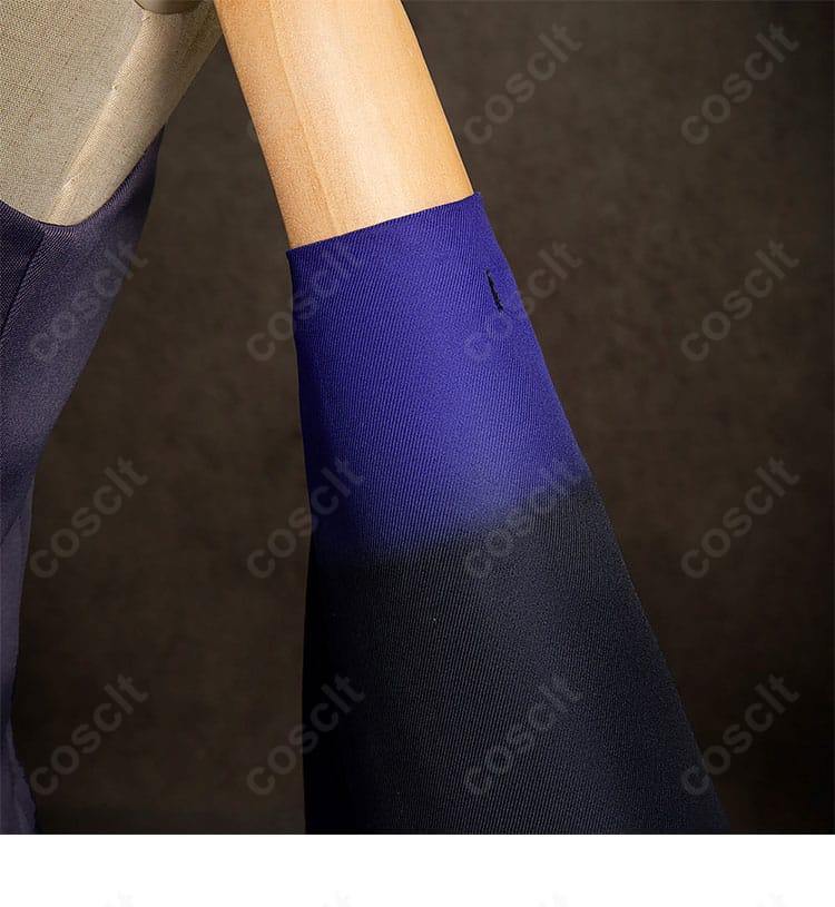 袖口装飾のディテール(形状とステッチ)