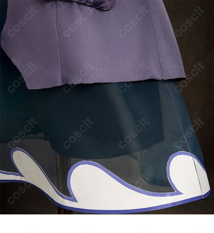 スカート縁の装飾ディテール(エッジと意匠)