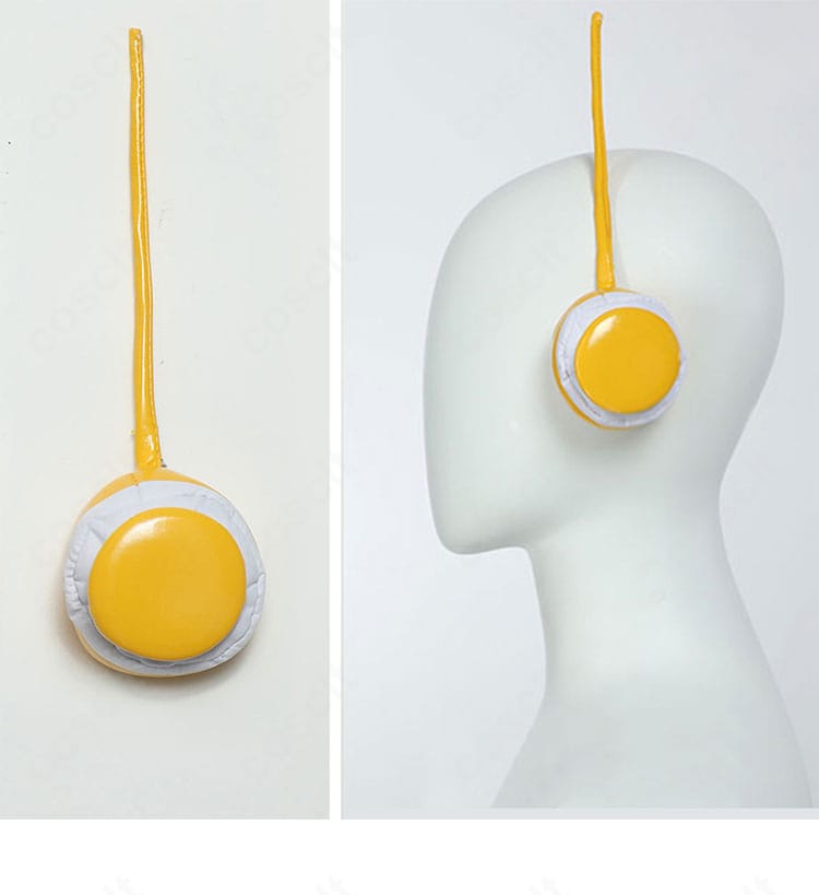 ニコ・ロビンの特徴的な耳飾り。衣装と統一感のある仕上がり。