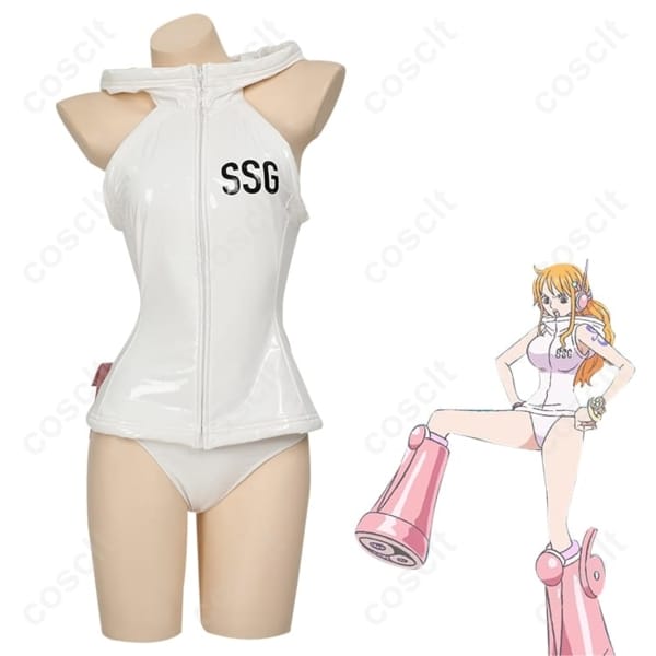 ONE PIECE ナミ エッグヘッド編 コスプレ衣装 高再現で軽やか、撮影映えする近未来スタイル
