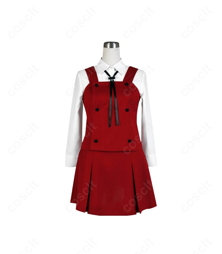 ひだまりスケッチ ゆの コスプレ衣装の正面全体。落ち着いた発色ときれいなシルエット、丁寧な縫製が分かる再現重視のデザイン。