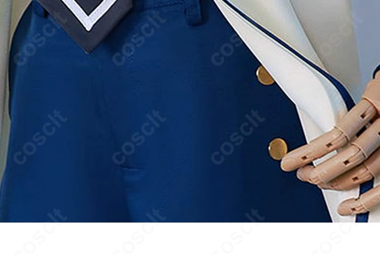 黒執事 シエル・ファントムハイヴ 伯爵衣装の腰部装飾の拡大。装飾パーツの配置と質感で上品さを表現。