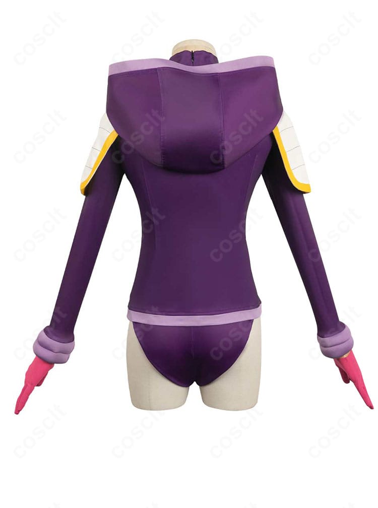 ONE PIECE ジュエリー・ボニー エッグヘッド編コスプレ 背面。背中のラインと装飾配置を示すディテール画像