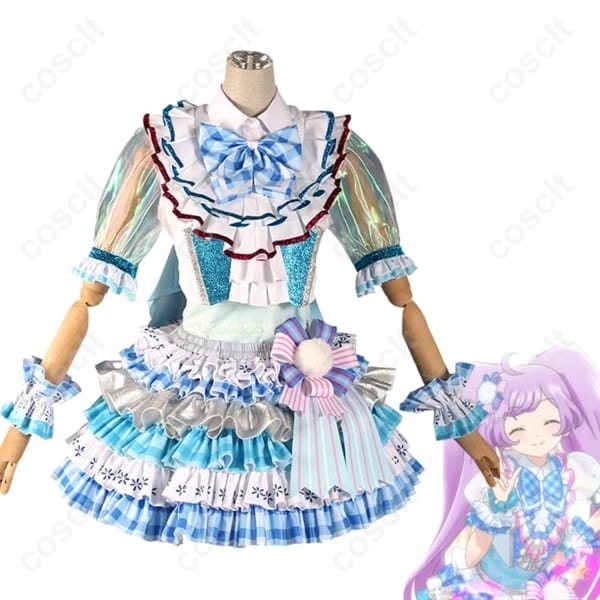 プリパラ 真中らぁら 1周年記念コスプレ衣装 高再現で撮影映え、イベントも快適な着用感