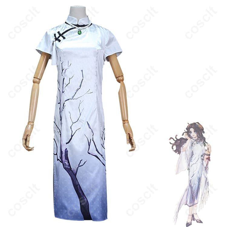 第五人格 心理学者 エダ・メスマー 西湖コラボ旗袍 高再現で写真映えする上品セット - 5枚目の画像