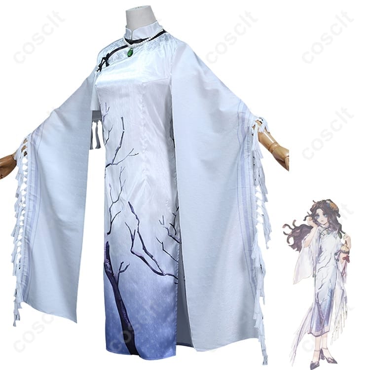 第五人格 心理学者 エダ・メスマー 西湖コラボ旗袍 高再現で写真映えする上品セット - 3枚目の画像