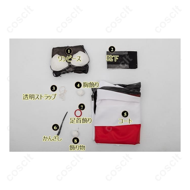 無期迷途 エブン コスプレ衣装 上品×セクシーで高再現、イベント映え - 6枚目の画像