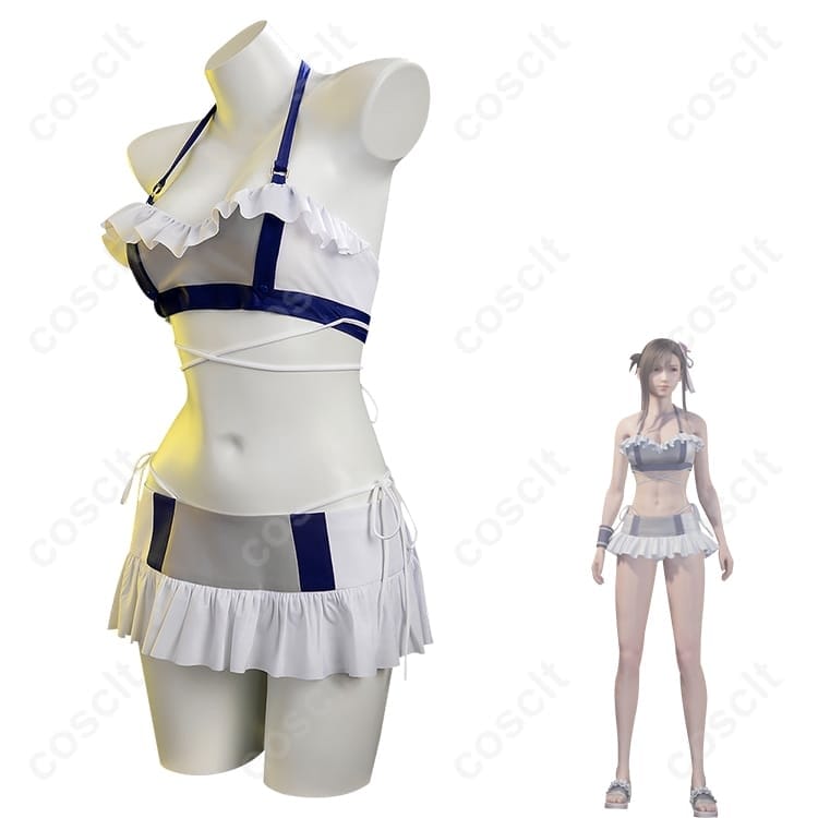 ファイナルファンタジーVII ティファ シャインフリッパー水着 高再現で涼しく映える一着 - 3枚目の画像