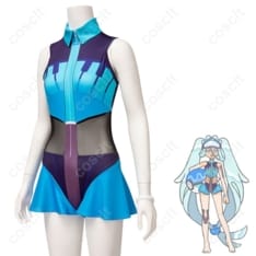 ポケモン×初音ミク アシレーヌ コスプレ衣装｜通気性◎の上品レオタードで高再現＆撮影映え - 2枚目の画像（サムネイル）