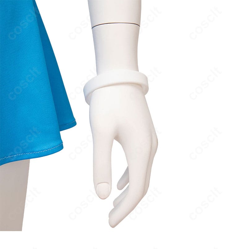 アシレーヌ コラボビジュアル衣装の手首アクセサリー。質感と留め具の仕様がわかるディテール。