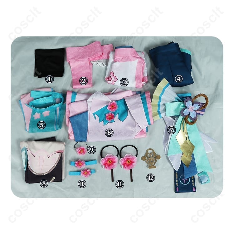 陰陽師×初音ミク コラボ和装コスプレ 高再現で撮影映え、快適な着用感 - 4枚目の画像