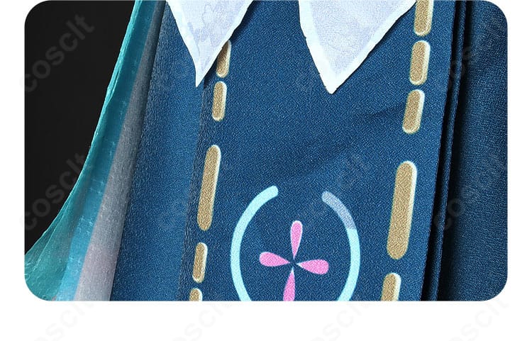 陰陽師×初音ミクコラボ衣装のスカート装飾、レイヤードと模様の見せ所