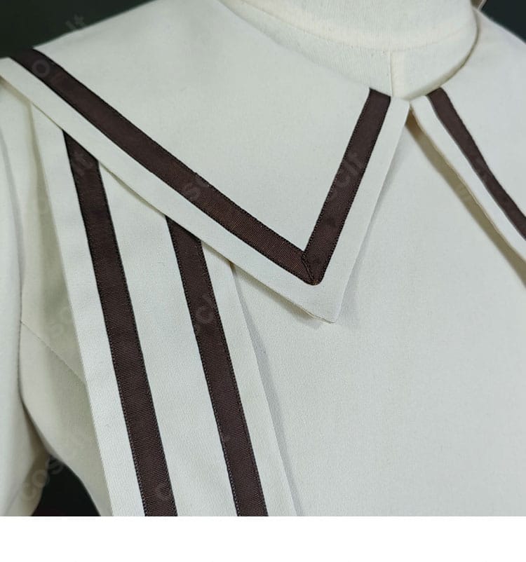 木之本桜 水族館 私服コスプレ衣装 襟元まわりの装飾ディテール