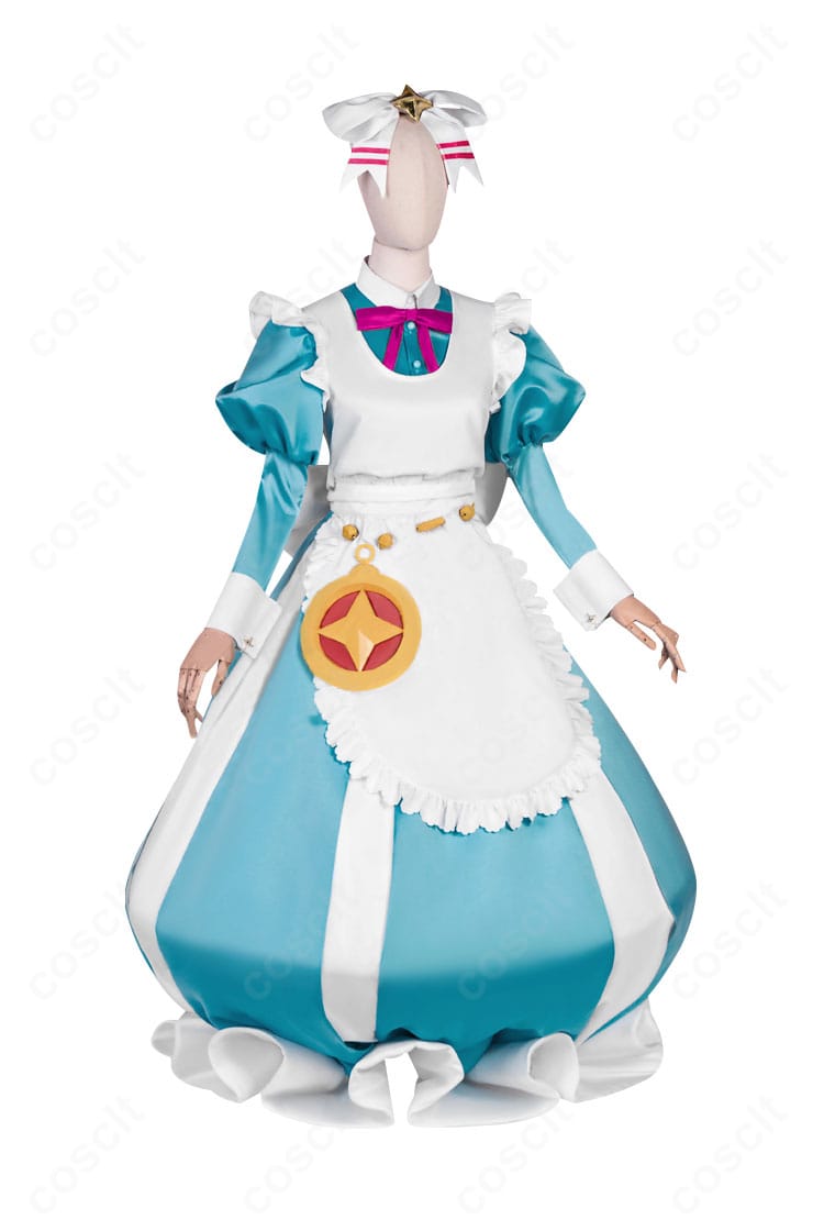 魔法少女にあこがれて 杜乃こりす ネロアリス衣装のサイド。ウエストラインとパニエのボリューム感、袖口ディテールを強調。