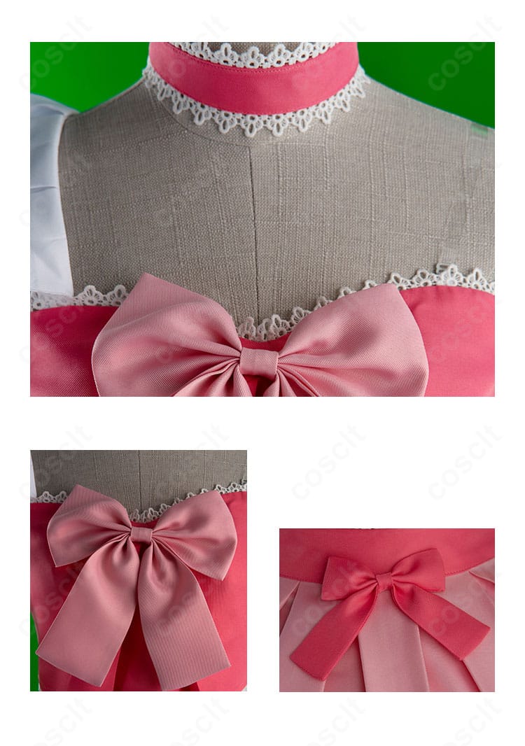 春音あいら衣装の蝶モチーフ装飾アップ。煌めくアクセントでキュートさとステージ映えを強調。