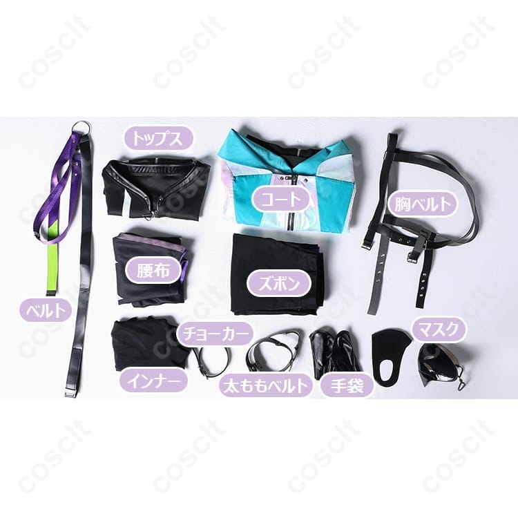 プロジェクトセカイ 神代類 サイバーパンクデッドボーイ 高再現コスプレ｜快適で撮影・イベントに最適 - 8枚目の画像