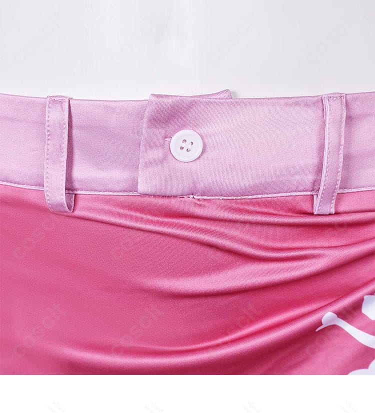 エアリス水着コスプレ スカートとパンツのフロントディテール