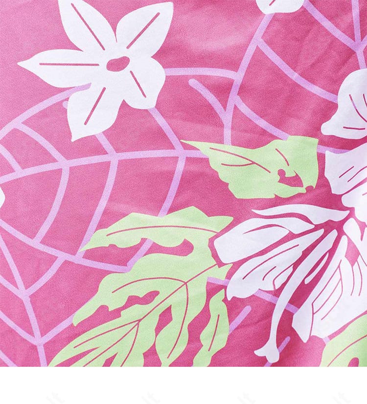 FFVIIリバース エアリス水着コスプレ スカート裾の装飾と縁取りの拡大