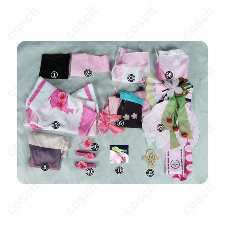 初音ミク 桜ミク コスプレ衣装 高再現で軽やか、通気性◎ 撮影・イベントに最適 - 5枚目の画像