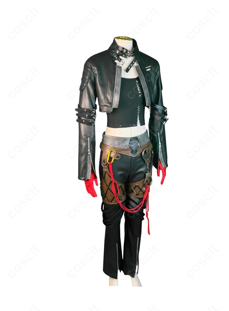 無期迷途 エンジェル衣装の右側ディテール。刺繍と装飾パーツの仕上がり、縁取りの精度が分かるクローズアップ。