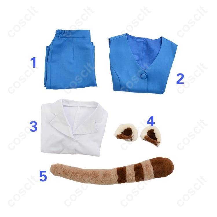 アグレッシブ烈子 烈子 オフィス制服コスプレ｜高再現で上品、長時間イベントも快適 - 6枚目の画像