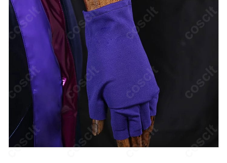 マル衣装 付属手袋の装飾。細部まで美しく仕上げたエッジとモチーフ。