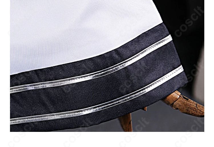 袖口装飾のディテール。カフスデザインと縫製アップ