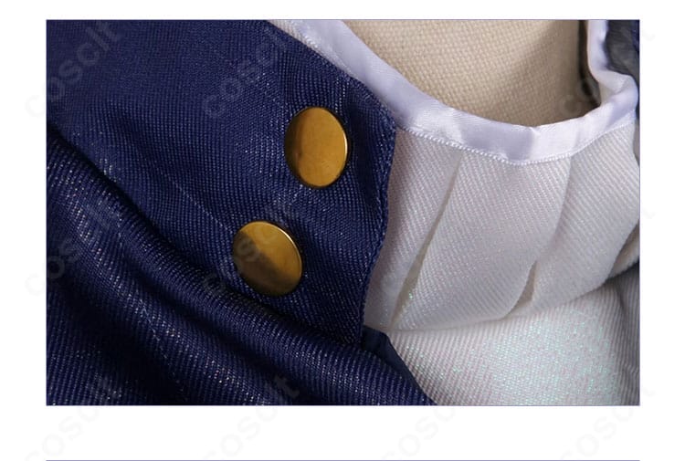 襟元装飾のアップ、スクライブ・デブラらしいデザインを強調