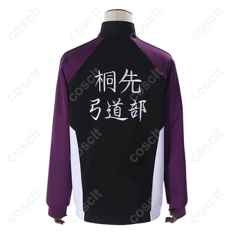 ツルネ 桐先高校弓道部 ジャージ/コート 再現度と着心地を両立、撮影とイベントに最適 - 4枚目の画像