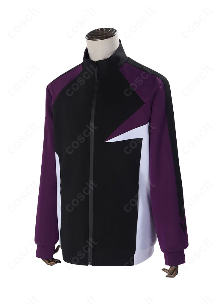 『ツルネ』桐先高校弓道部 コスプレ衣装の側面画像。横からのラインとスポーティなフォルムを確認できる構図。