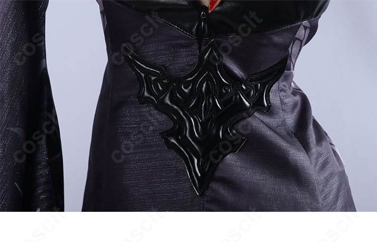 崩壊:スターレイル 黄泉 戦闘服コスプレの袖ディテール。模様と縁取りの再現度、縫製の丁寧さがわかるカット。