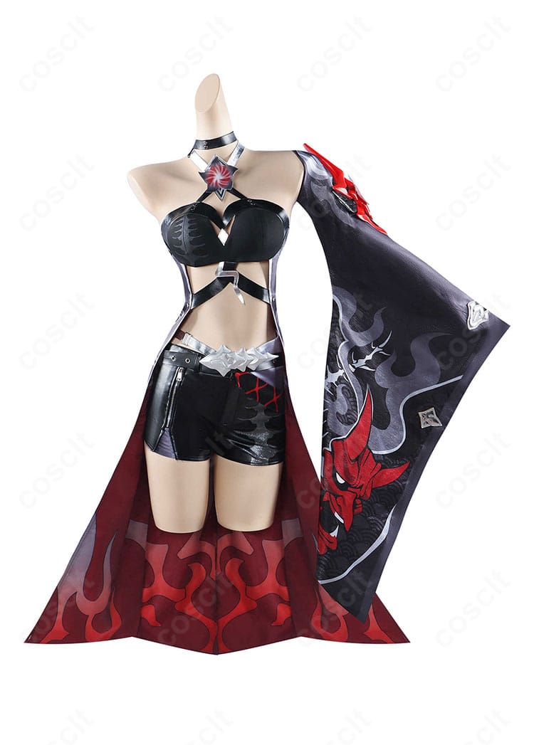 崩壊:スターレイル 黄泉 戦闘服コスプレのサイズ表。XS〜XXXLの寸法対応が一目でわかるガイド。