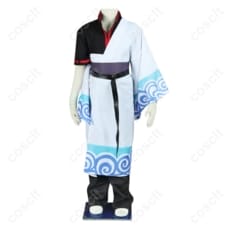 銀魂 坂田銀時 コスプレ衣装 ラングリッサーコラボ再現｜軽やかで動きやすい和装セット - 1枚目の画像（サムネイル）