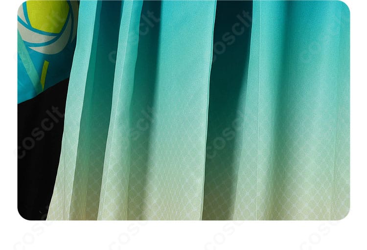 紫之 創 コスプレ エプロン裾の縁取りとヘムラインのディテール