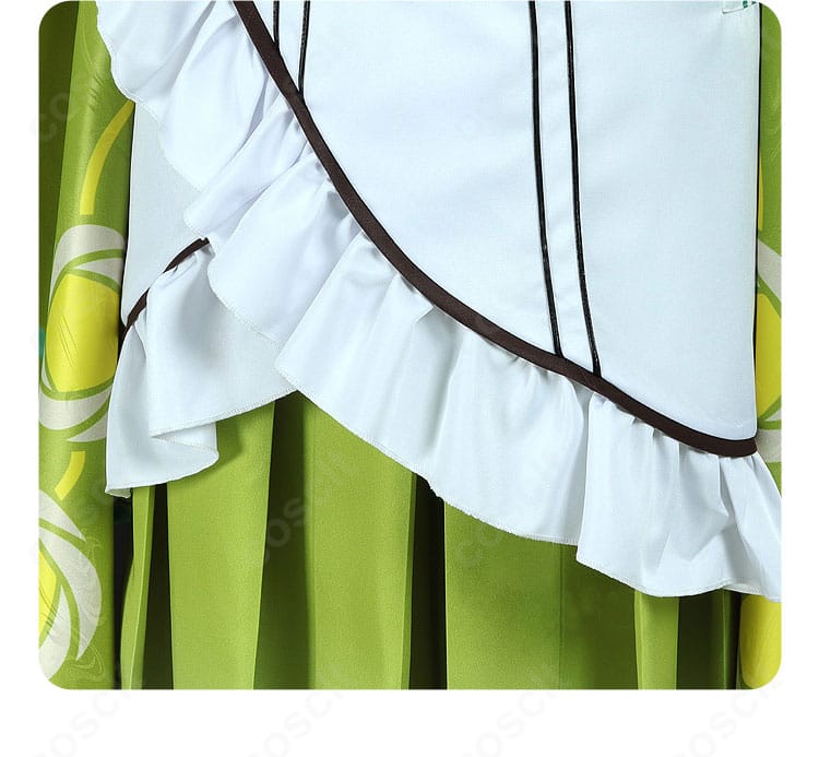 天祥院英智 慕情喫茶のスカート裾風パーツ装飾。縁取りの美しい仕上げを確認。