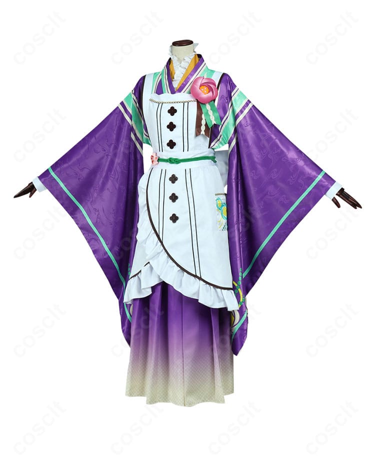 椎名ニキ 微熱喫茶コスの側面。すっきりしたラインと側面装飾の配置が見えるアングル。