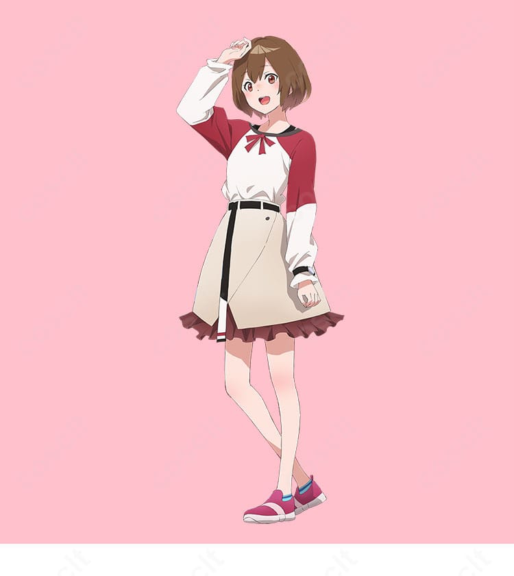 光月まひるの公式ビジュアルを参照した着用イメージと世界観のキャラクター画像