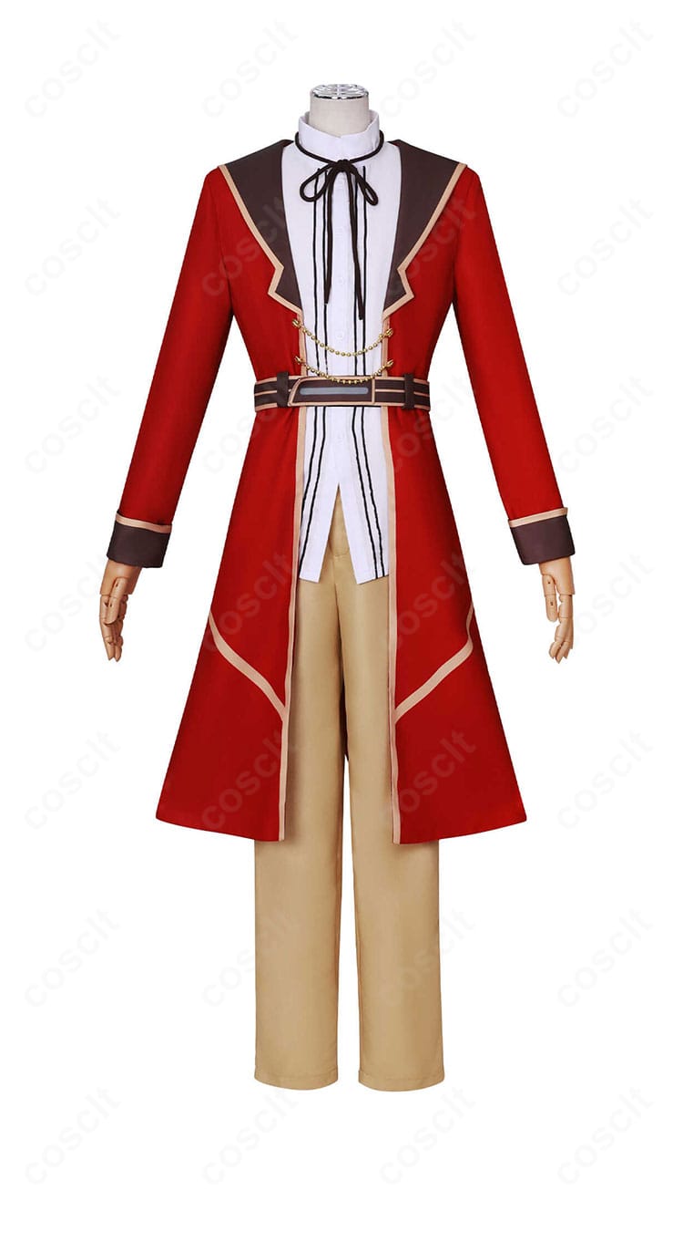 悪役令嬢レベル99 パトリック学院制服の正面全身。高コントラスト配色と端正なシルエットが分かる商品カット。