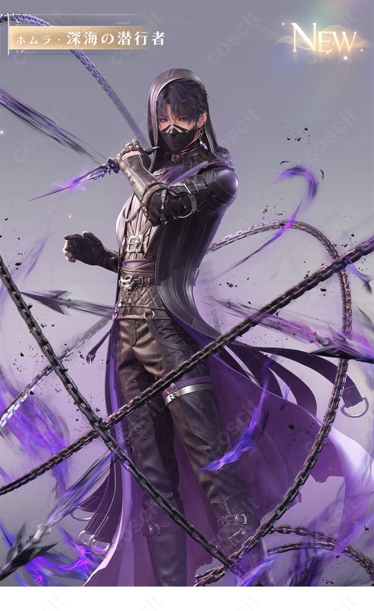 恋と深空 ホムラ 深海の潜行者のキャラクタービジュアルを再現した着用イメージ