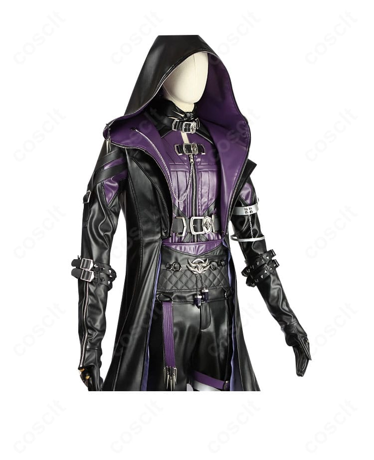 恋と深空 ホムラ 深海の潜行者 コスプレ衣装の側面シルエットとレイヤード感