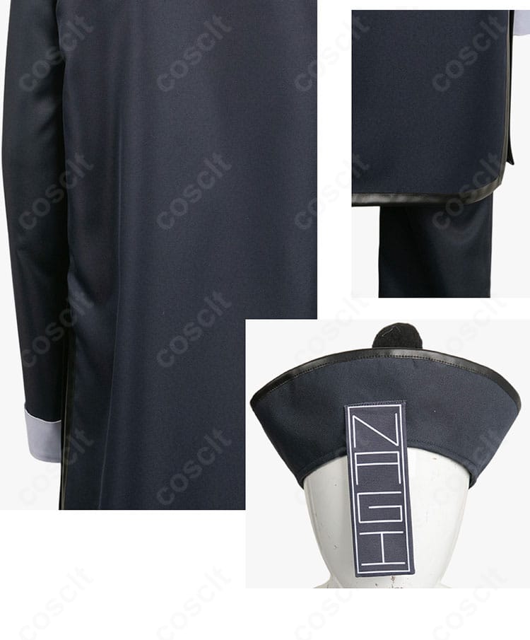 凪 誠士郎 キョンシー衣装の帽子と襟元アクセント。中華風意匠で雰囲気を強調