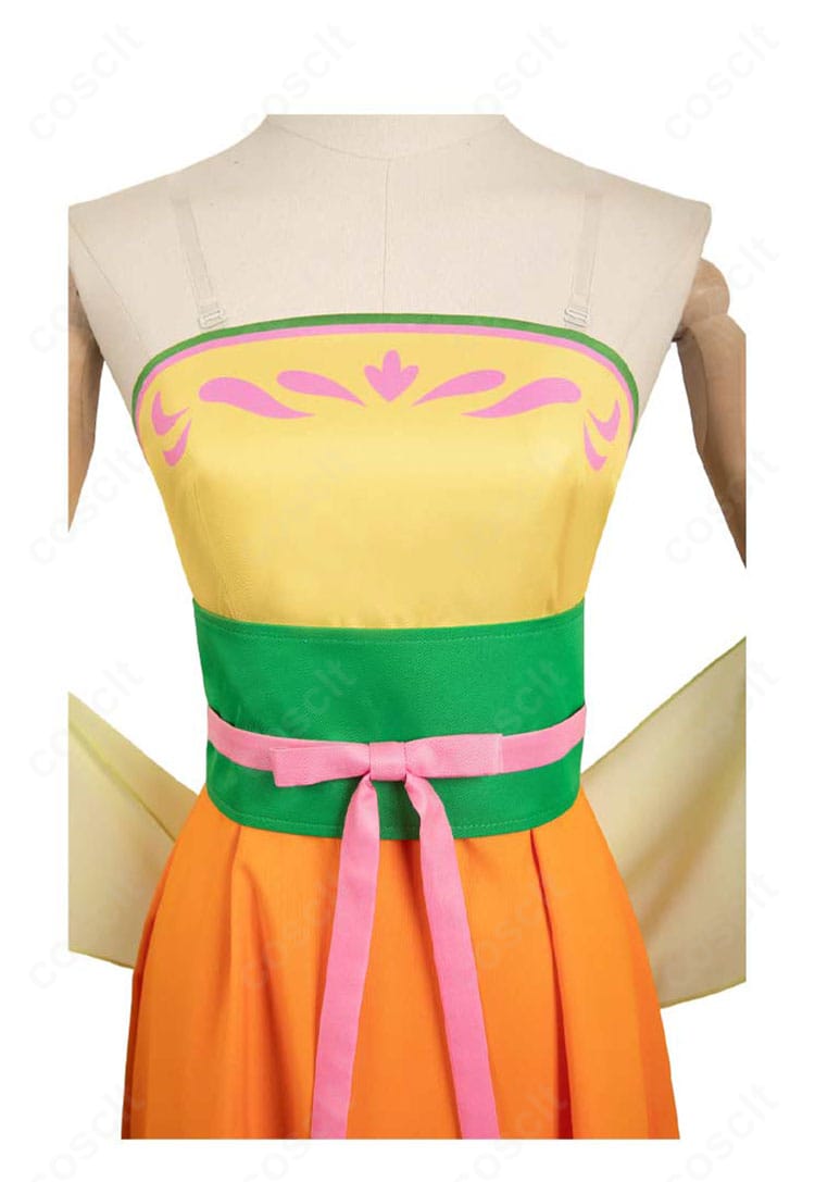 猫猫 宴会衣装コスプレの装飾アップ。刺繍と金具風パーツの質感、配色のコントラストを確認可能。