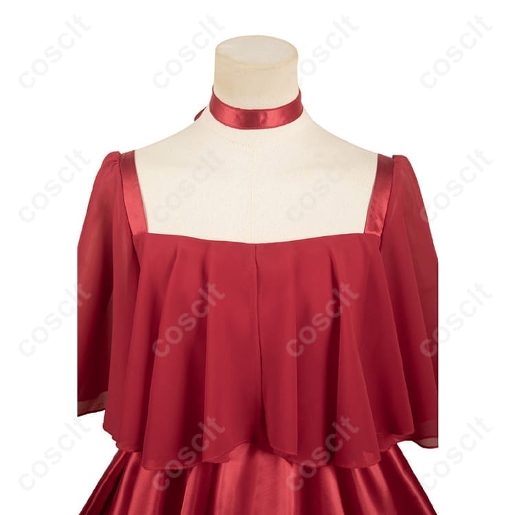 フリーレン 赤いドレス衣装｜上品シルエットと快適さで高再現、イベント映え - 4枚目の画像