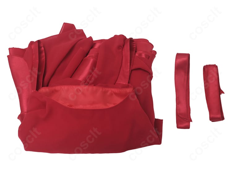 フリーレン 赤いドレス衣装のセット内容一式（ドレス・チョーカー・髪飾り）