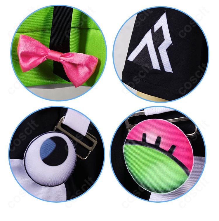 アキ・ローゼンタール コスプレ衣装のアクセサリー一式。手首飾り・足首飾り・耳など小物のセット内容。