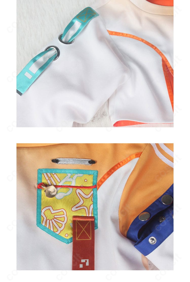 袖口ディテール。装飾がアクセントとなり華やかさをプラス。