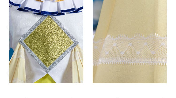 南みれぃ コスプレ衣装の背中装飾アップ。後ろリボンやパーツの固定感を確認。