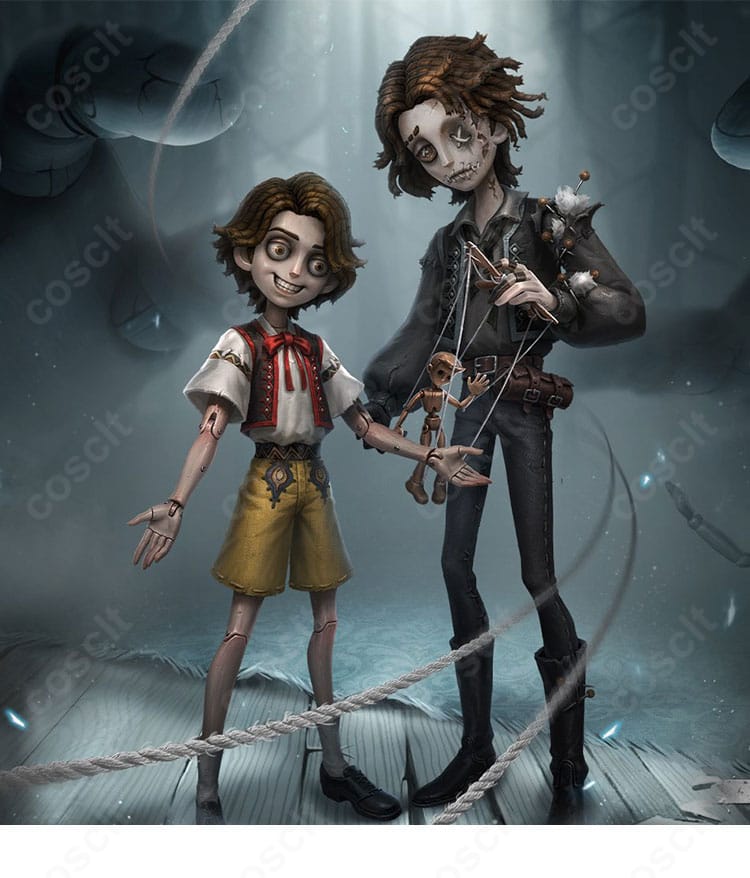 IdentityV 第五人格 人形師(マティアス・チェルニン)ルイ衣装のキャラクターイメージ。礼装テイストと高再現ディテールを強調した全身ビジュアル。